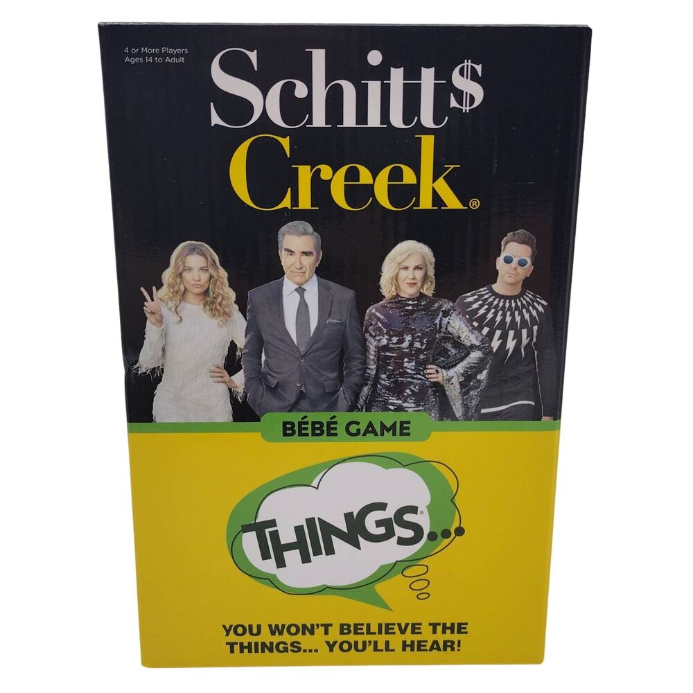 Schitt's Creek Bebe Game Things... Party Game 14+ Brand New